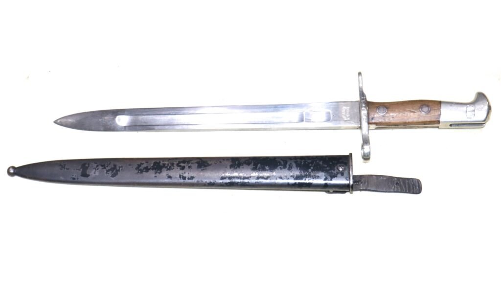 Swiss M1889 Schmidt Rubin Bayonet With Scabbard – SN 052