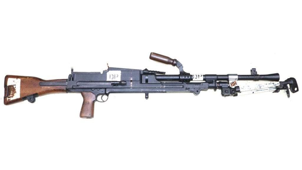 Exceptionally Rare FULLY STRIPPABLE British 1941 Dated Instructional Skeletonised L54A1 Drill Bren Gun – SN 018