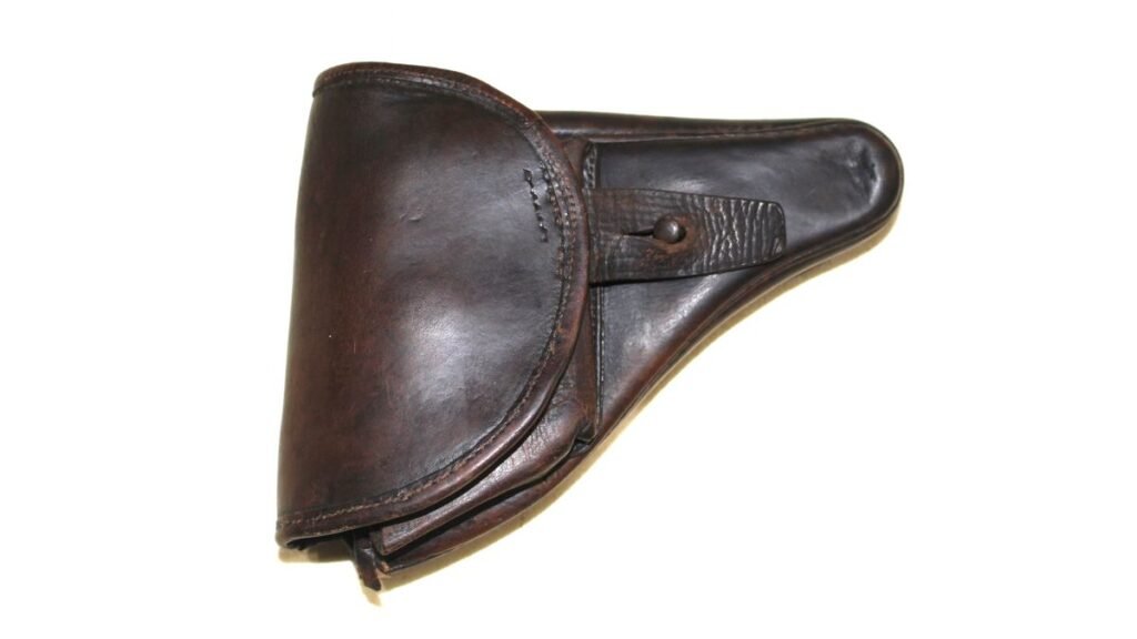 Exceptionally Rare Steyr Tipup Holster With Two Spare Magazines