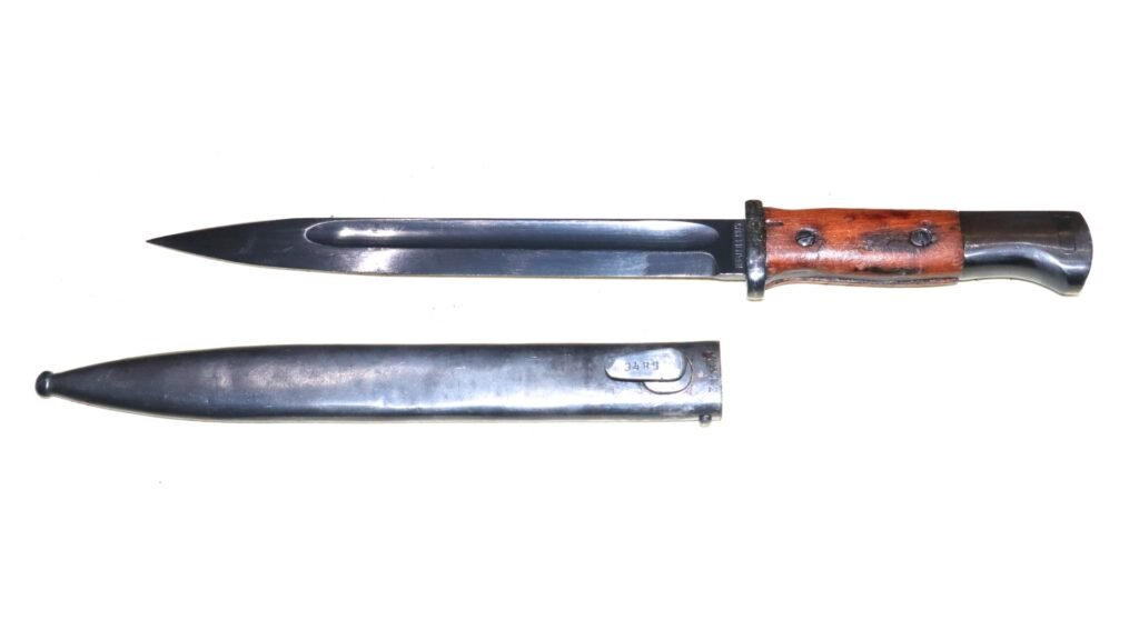 Immaculate WW2 German 1940 Dated K98 Bayonet In Scabbard